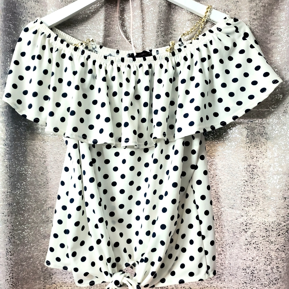 Womens first love off the shoulder blouse